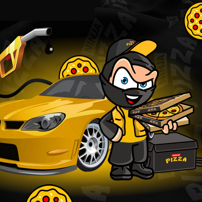 Ninja Pizza автокурьер